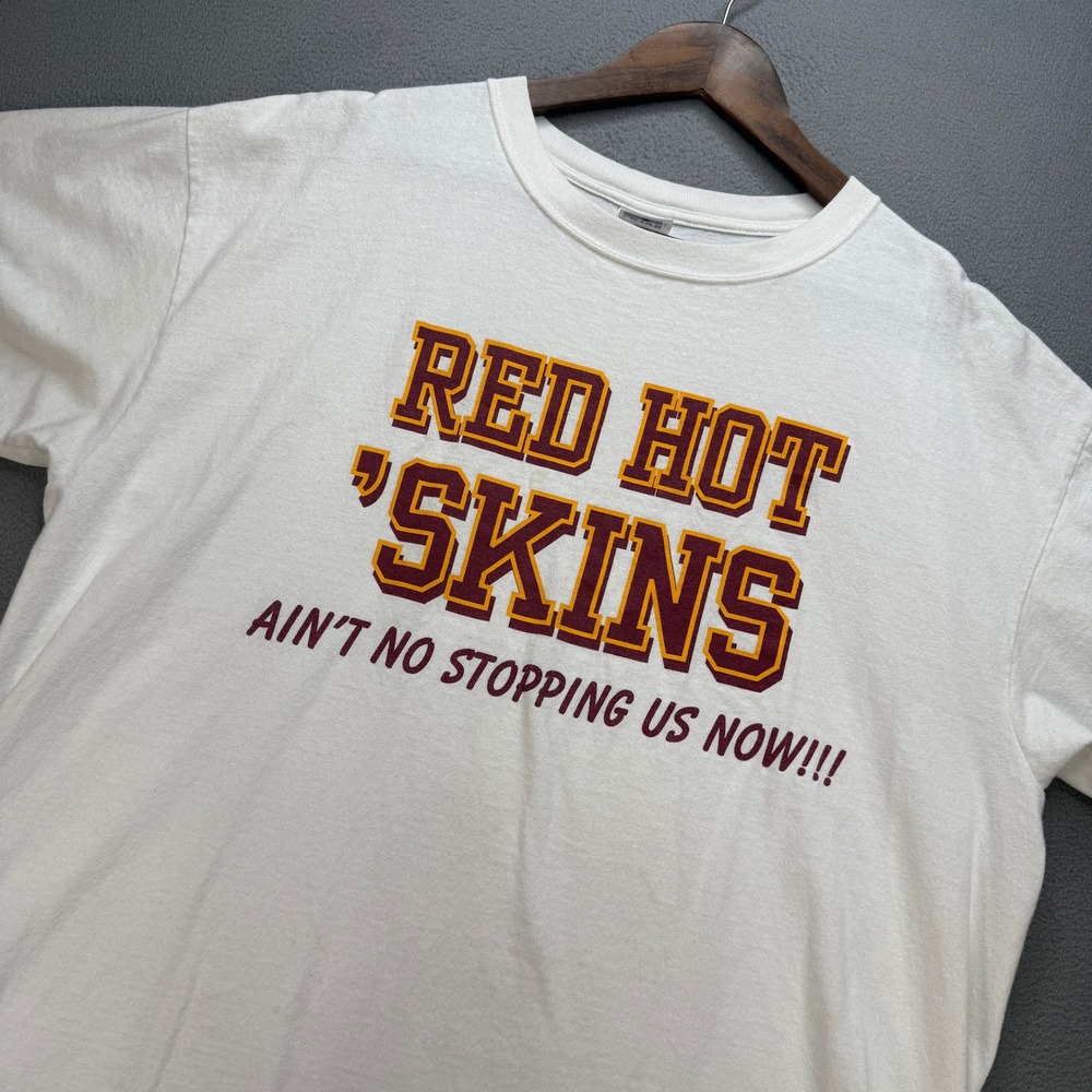 Vintage Washington Redskins T-Shirt Mens XL White NFL Retro Tee Sportswear Fan